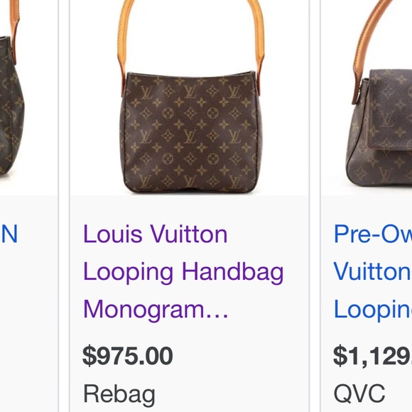 Louis Vuitton Looping Handbag Monogram Canvas - Picture 7 of 8